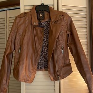 Faux leather jacket